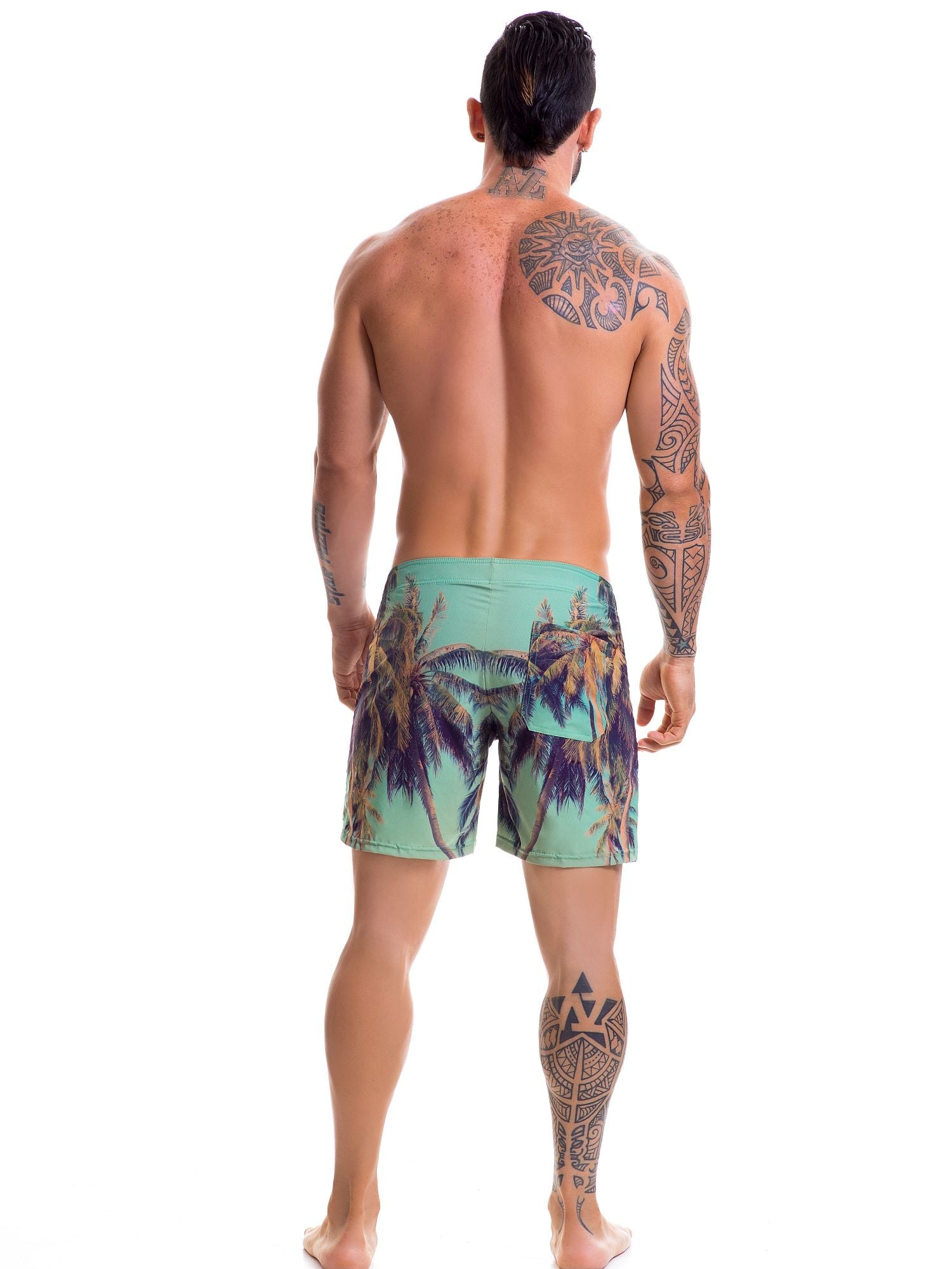 JOR 0429 FLORIDAYBoardshorts Badeshorts Badehose Surfershorts bedruckt Motiv - noodosz - Jor - Kleidung & Accessoires:Herren:Herrenmode:Bademode