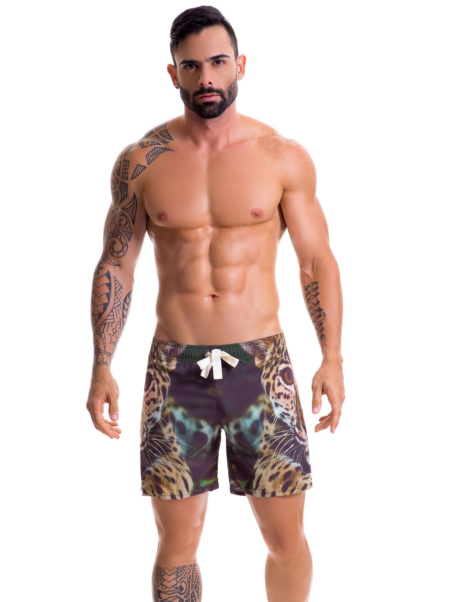 JOR 0437 AMAZONIA Boardshorts Badeshorts Badehose Surfershorts bedruckt Motiv - noodosz - Jor - Kleidung & Accessoires:Herren:Herrenmode:Bademode