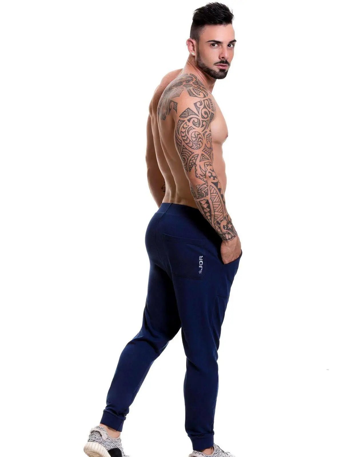 JOR 0442 LONDON lange Sporthose Trainingshose Sweatpant Jogginghose Loungepant - noodosz