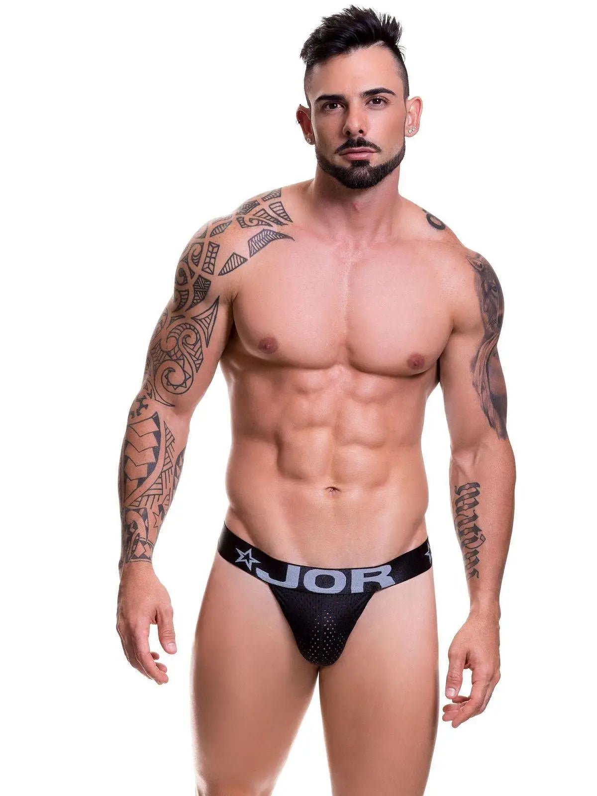 JOR 0465 ROYALTY Herren Sexy Jock Jockstrap Slip Mesh Netz Unterwäsche - noodosz