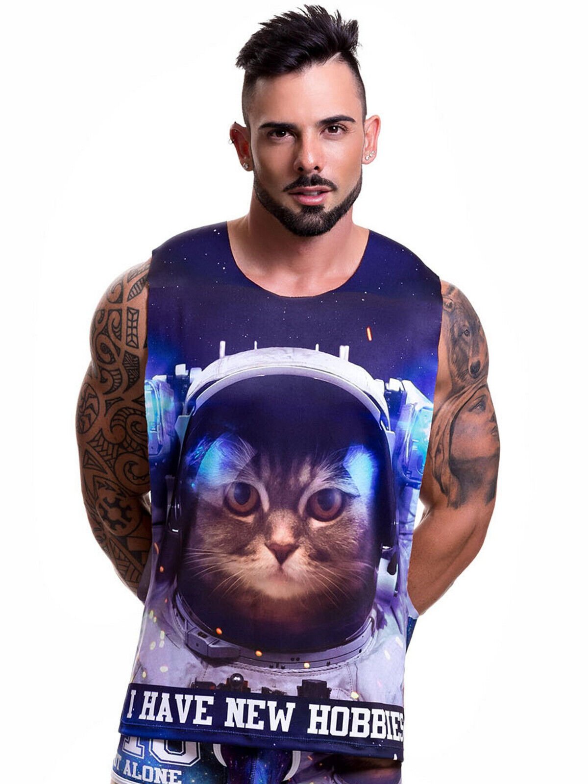 JOR 0470 GALACTIC TANK TOP, Clubshirt mit Motiv - Jor - Shop Deutschland Noodosz