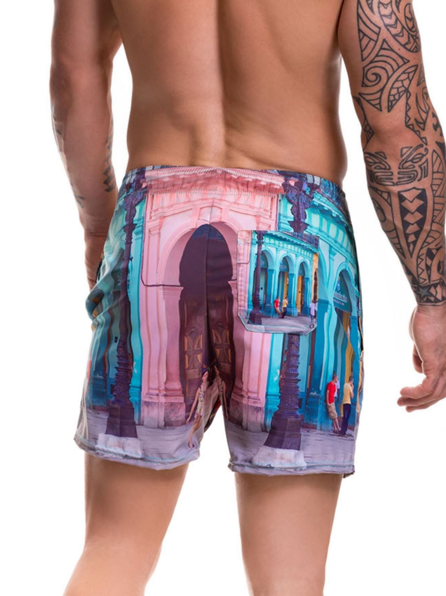 JOR 0506 TROPICANA, CIUDAD - Boardshorts Badehose Badeshorts - noodosz - Jor - Kleidung & Accessoires:Herrenmode:Bademode