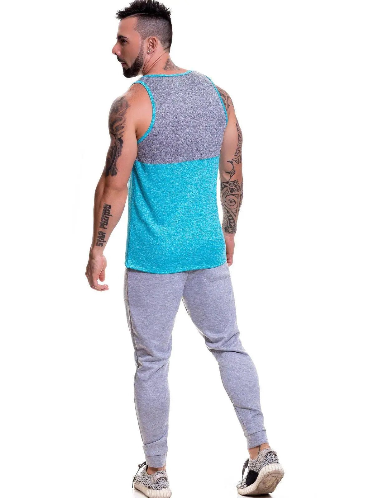 JOR 0519 LIQUID - Herren Stringer Fitness Tank Top Muscleshirt Gym Trainingsshirt - noodosz