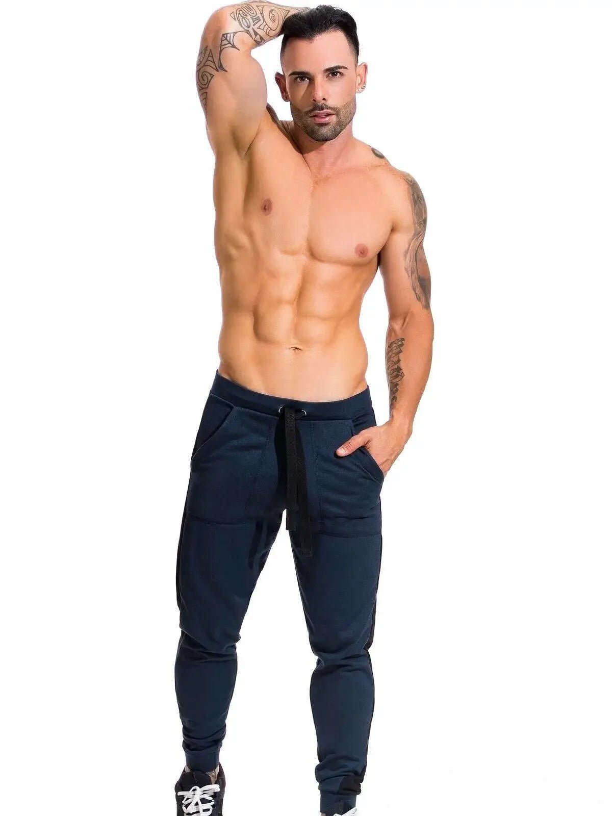 JOR 0603 lange Sporthose Trainingshose Sweatpant Jogginghose Gym Fitness Hose - noodosz