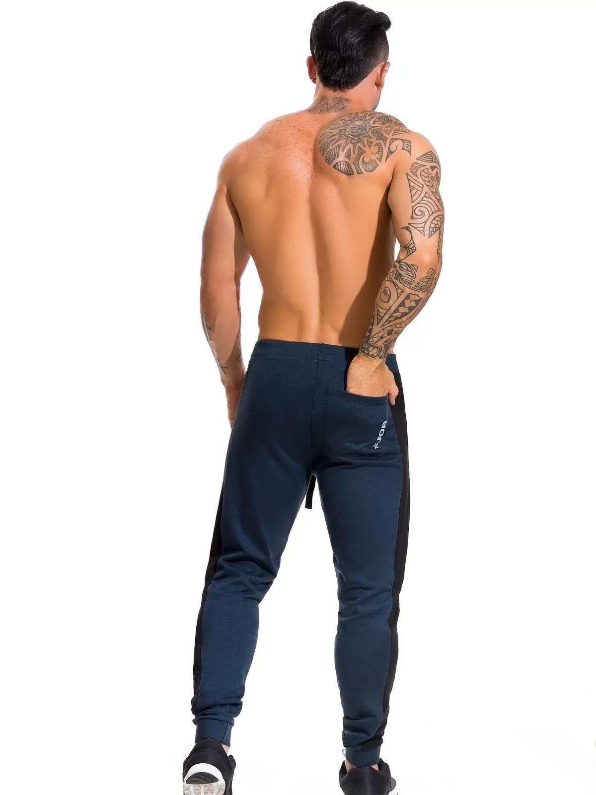 JOR 0603 lange Sporthose Trainingshose Sweatpant Jogginghose Gym Fitness Hose - noodosz