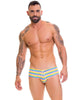 JOR 0655 LOVEPARADE - Herren Badehose Badeslip Schwimmhose Streifen Trunk - noodosz