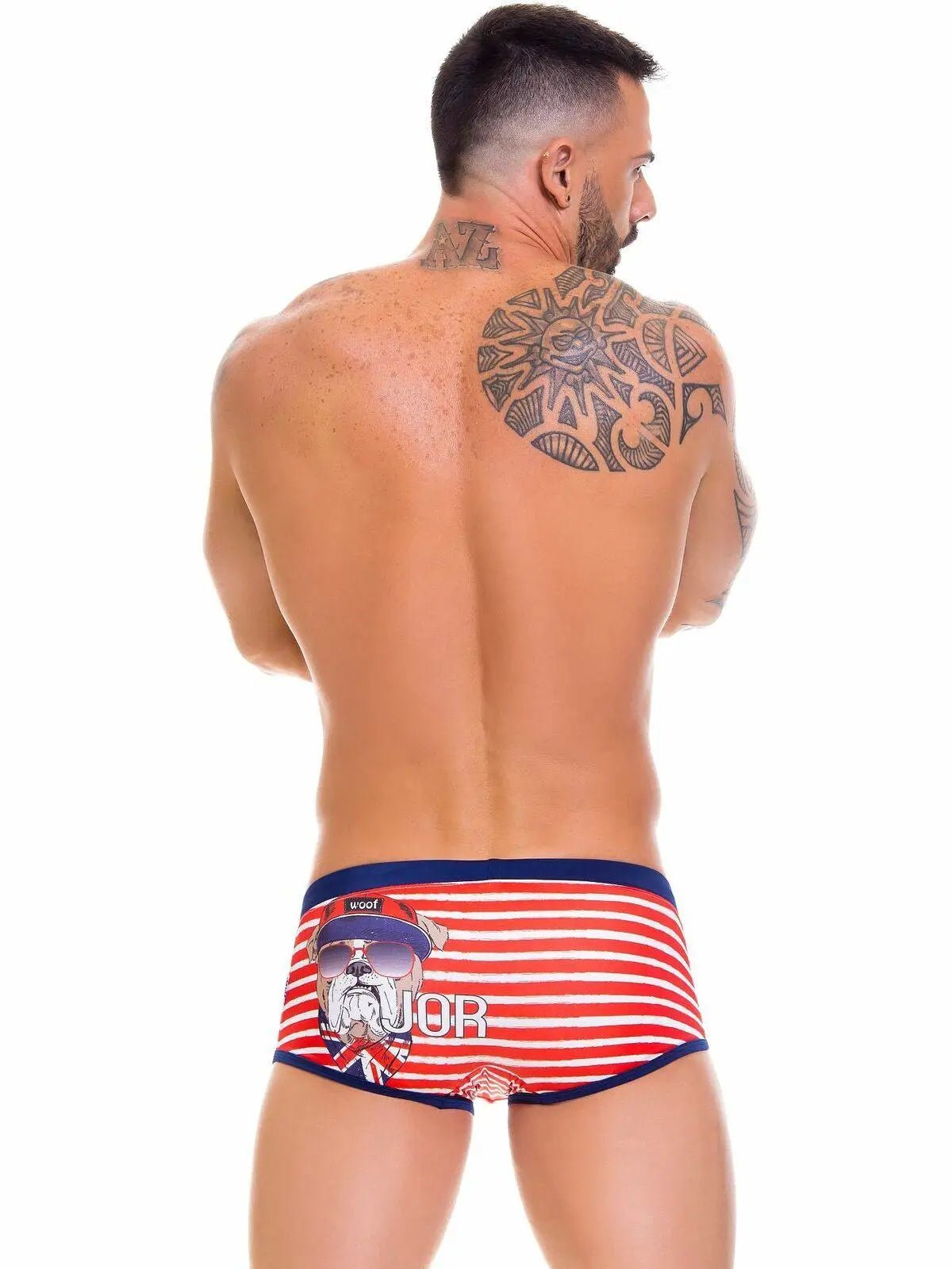 JOR 0656 FRANKIE - Herren Badehose Badeslip Matrosen Comic Trunk - noodosz