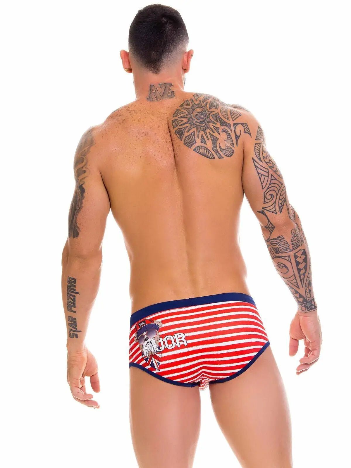 JOR 0657 FRANKIE Herren Badehose Badeslip Matrosen Comic Trunk - noodosz