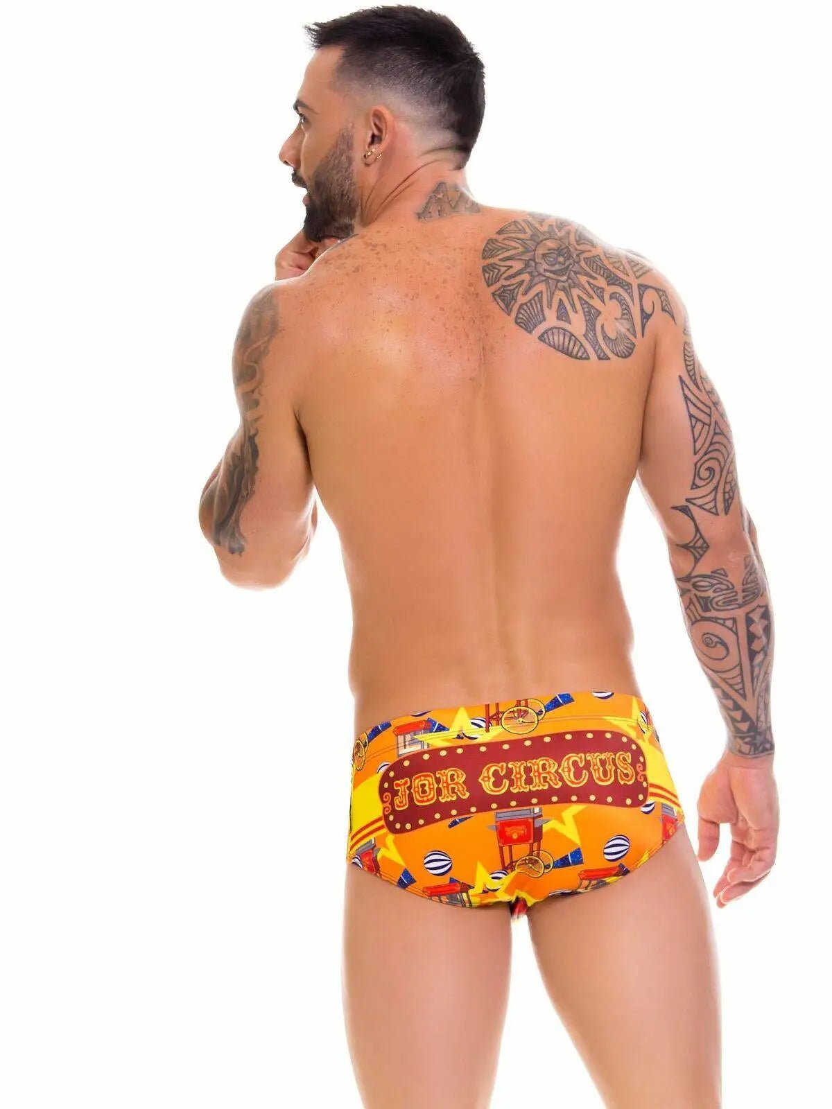 JOR 0658 CIRCUS - Herren Badehose Badeslip Schwimmhose Comic Trunk - noodosz