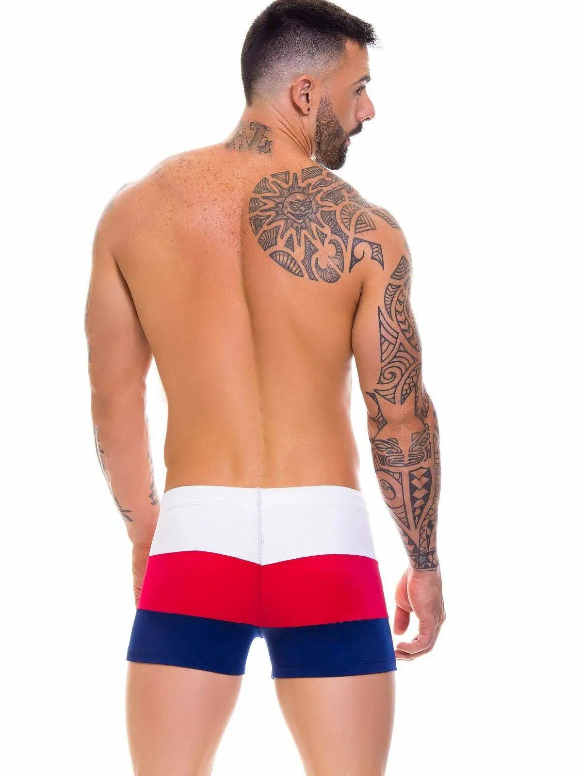 JOR 0663 BARCELO Herren Badehose Badeslip Bademode Badetanga Surf Neonfarben - noodosz