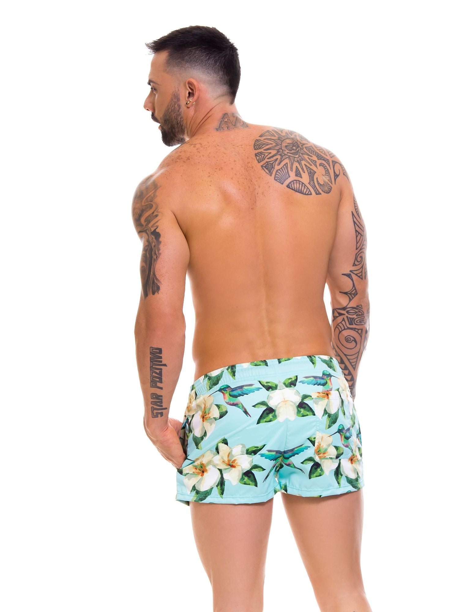 JOR 0671 BALI Herren Badeshorts, Surfershorts bedruckt - noodosz - Jor - Kleidung & Accessoires:Herren:Herrenmode:Bademode