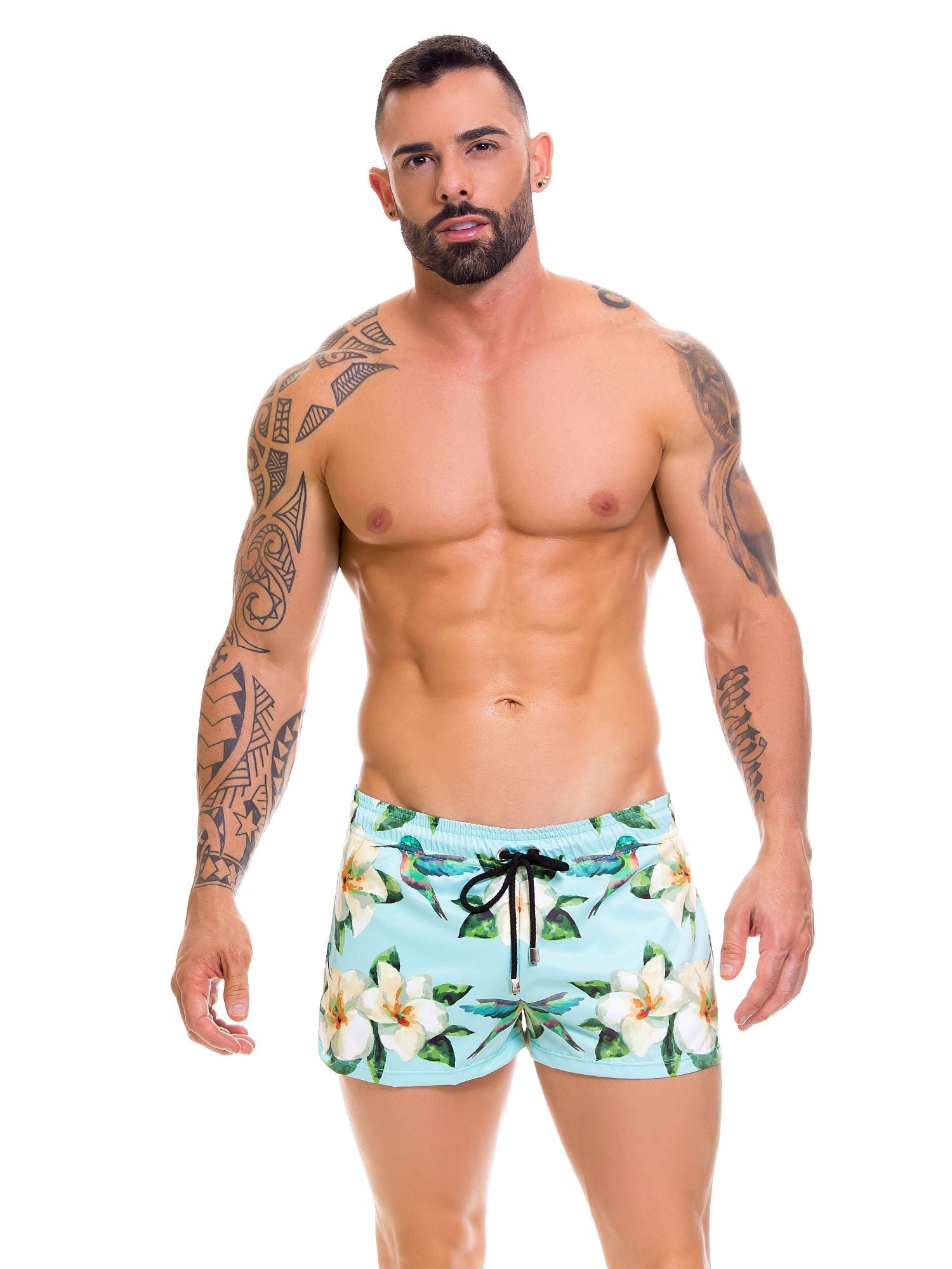 JOR 0671 BALI Herren Badeshorts, Surfershorts bedruckt - noodosz - Jor - Kleidung & Accessoires:Herren:Herrenmode:Bademode