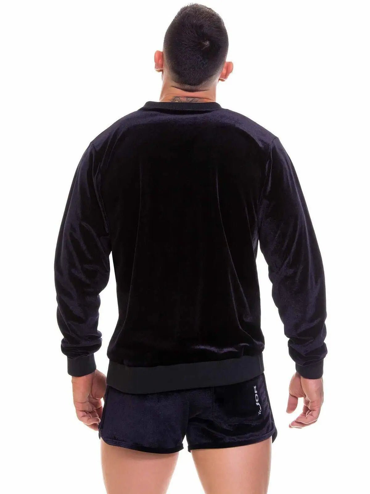 JOR 0674 Samt Herren Sweater Sweatshirt Langarm T-Shirt - noodosz JOR 0674 Samt Herren Sweater Sweatshirt, Größe M Jor Kleidung & Accessoires:Herren:Herrenmode:Nachtwäsche nudosz.myshopify.com