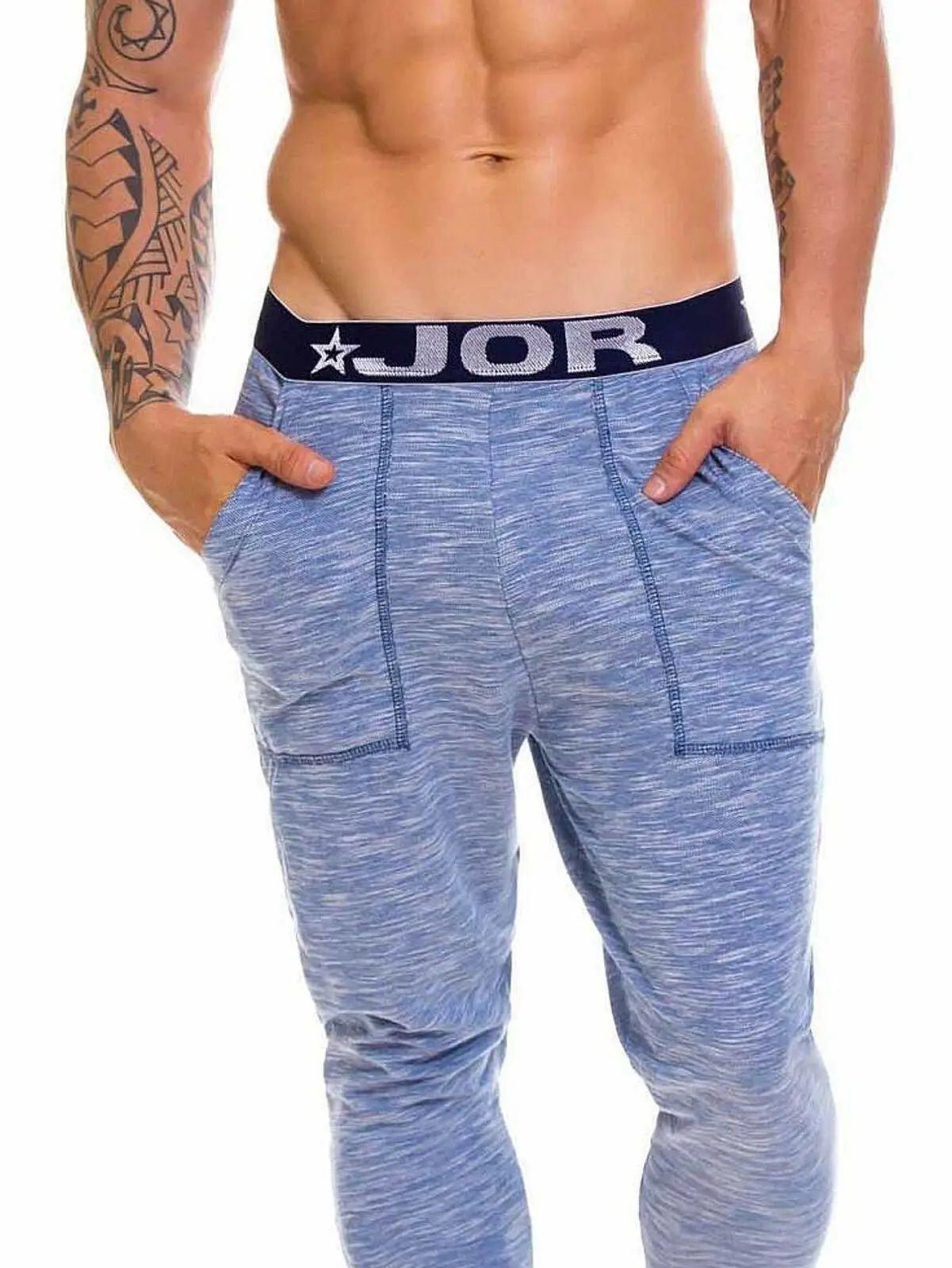 JOR 0683 Herren Relaxhose Jogger Joggpant Jogginghose Pyjamahose Loungepant - noodosz