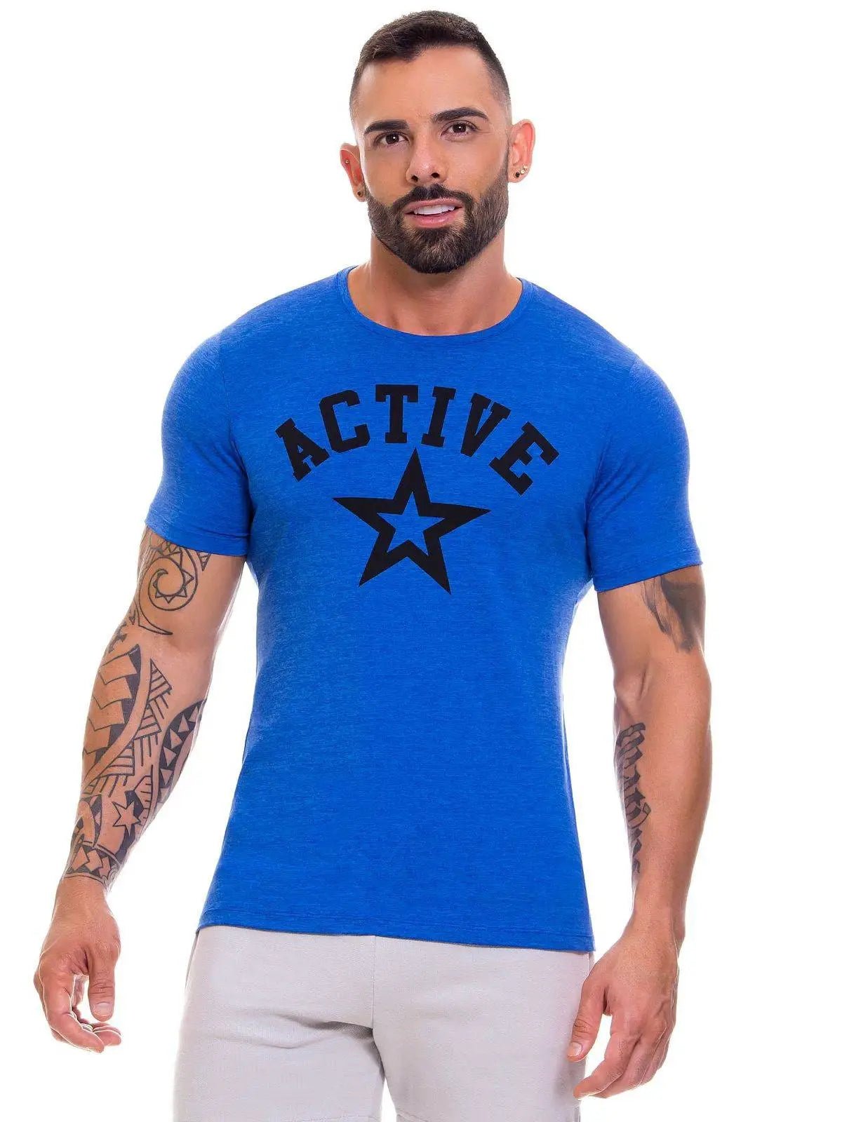 JOR 0690 ACTIVE Muscle T-Shirt Sport Fitness Gym Muscleshirt Trainingsshirt - noodosz