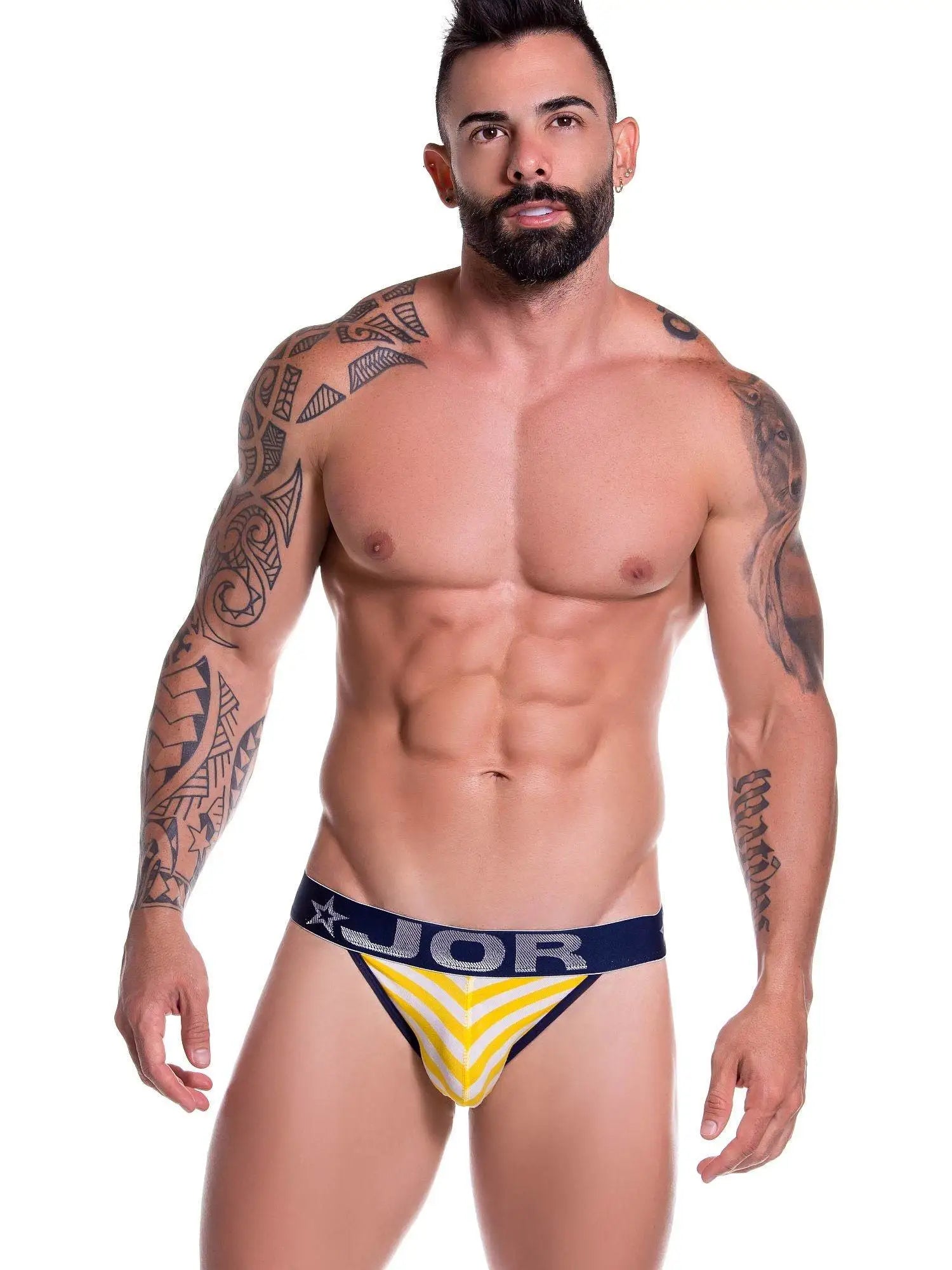 JOR 0725 TRAVEL Herren Sexy Jock Jockstrap Tanga Slip Mesh Netz Unterwäsche - noodosz