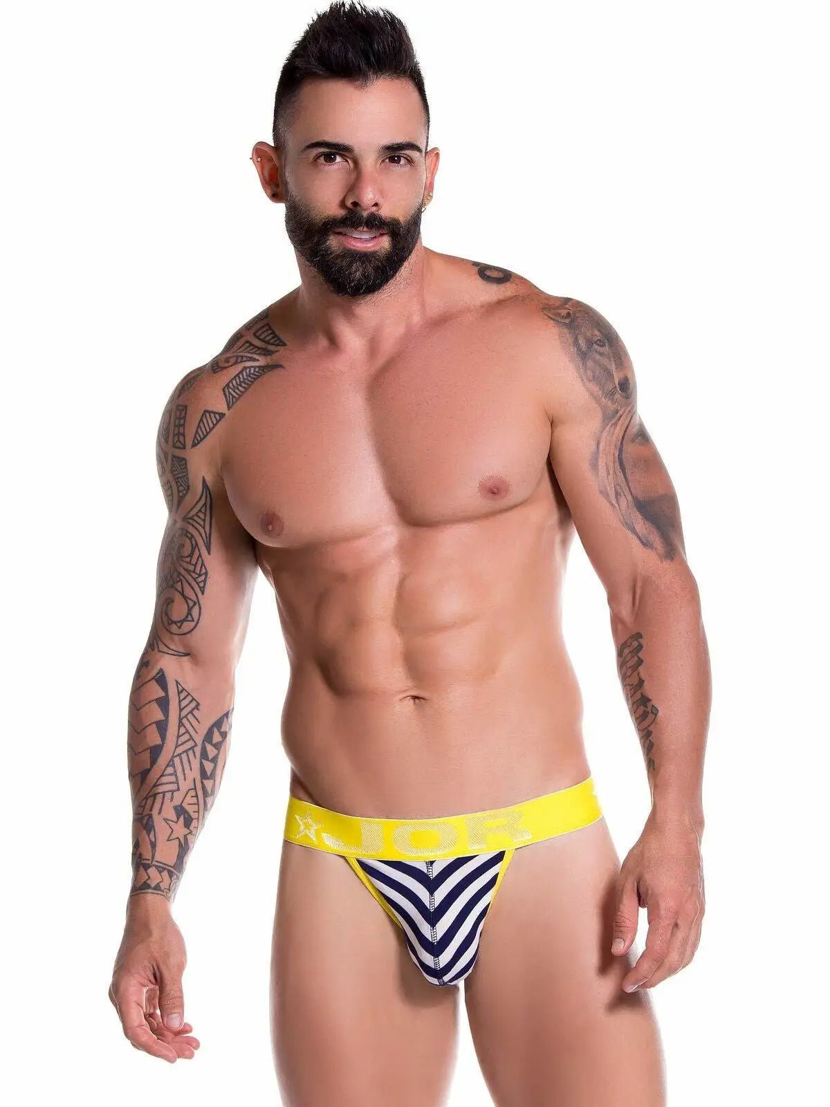 JOR 0725 TRAVEL Herren Sexy Jock Jockstrap Tanga Slip Mesh Netz Unterwäsche - noodosz