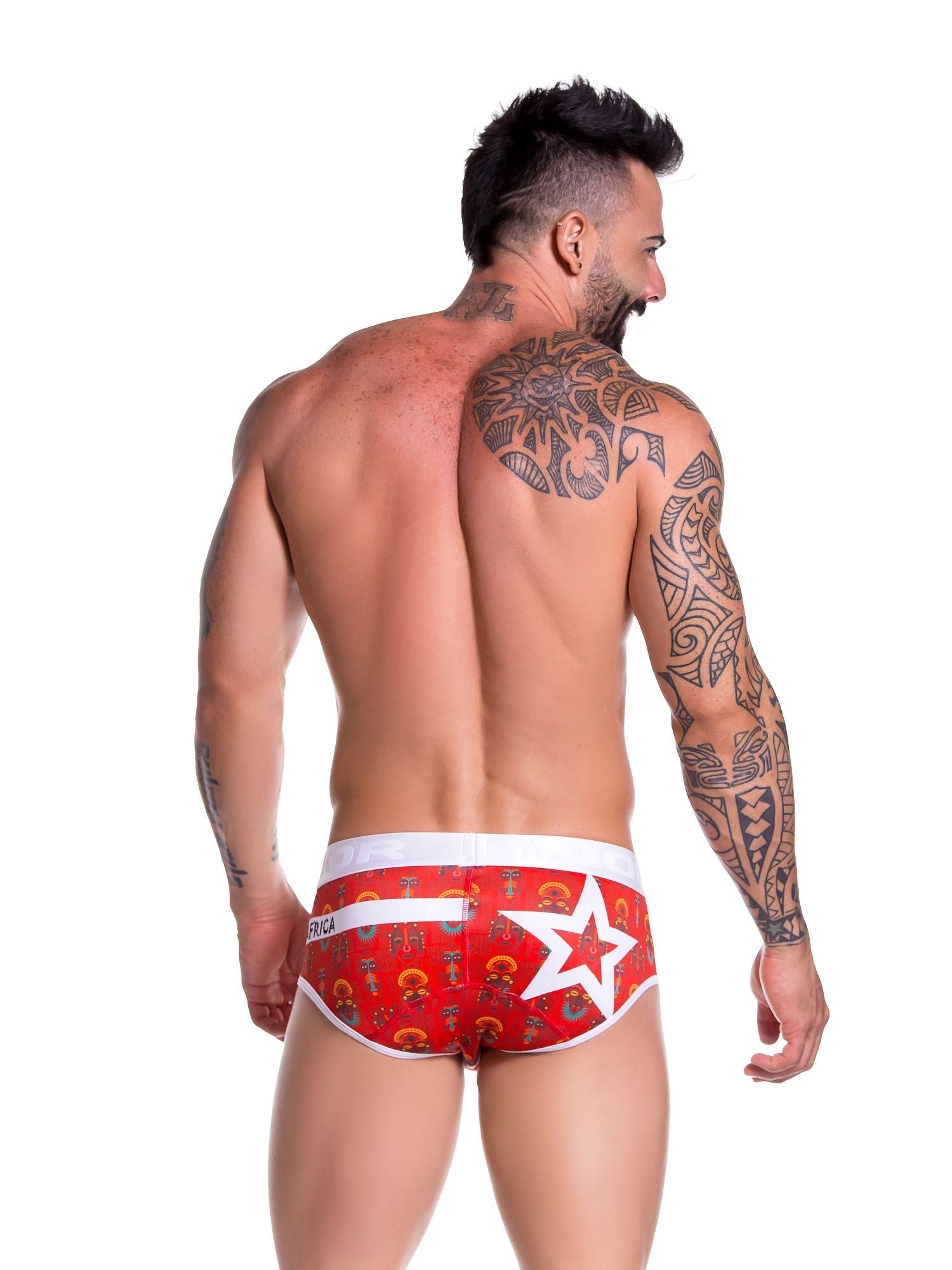JOR 0744 TRIBAL Herren Slip Unterhose Brief bedruckt mit Motiv - Jor - Shop Deutschland Noodosz