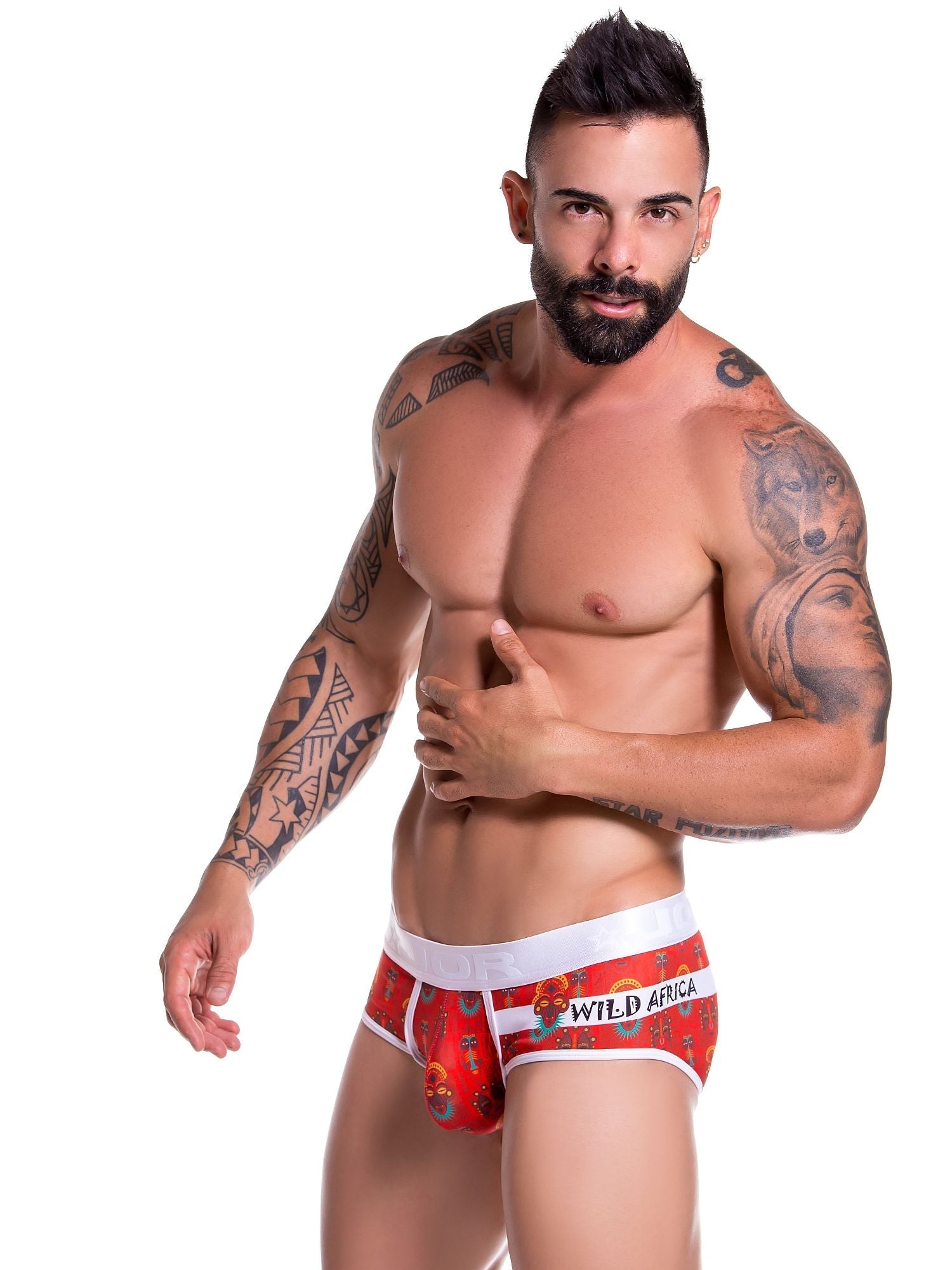 JOR 0744 TRIBAL Herren Slip Unterhose Brief bedruckt mit Motiv - Jor - Shop Deutschland Noodosz
