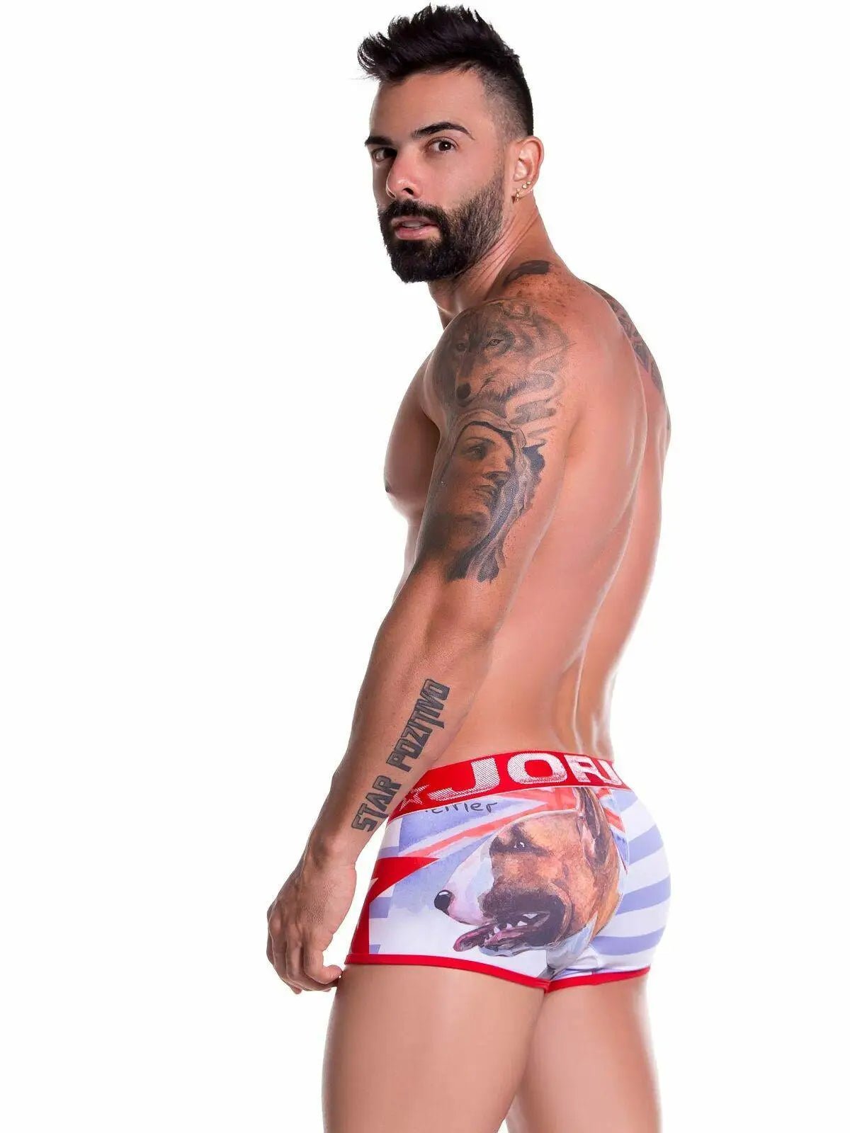 JOR 0751 BRITISH Herren Boxer Boxershorts Unterhose bedruckt mit Motiv Trunk Panties - noodosz