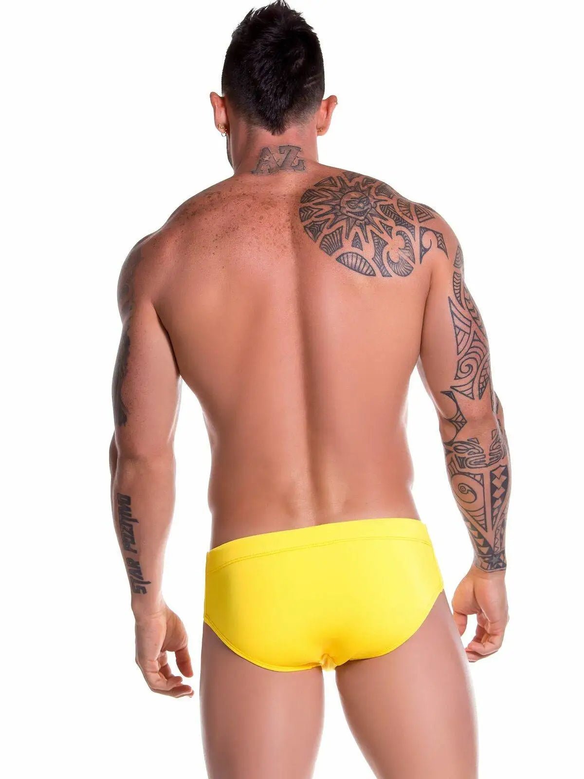 JOR 0757 SUMMER Herren Badehose Badeslip Bademode Badetanga Surf Neonfarben - noodosz