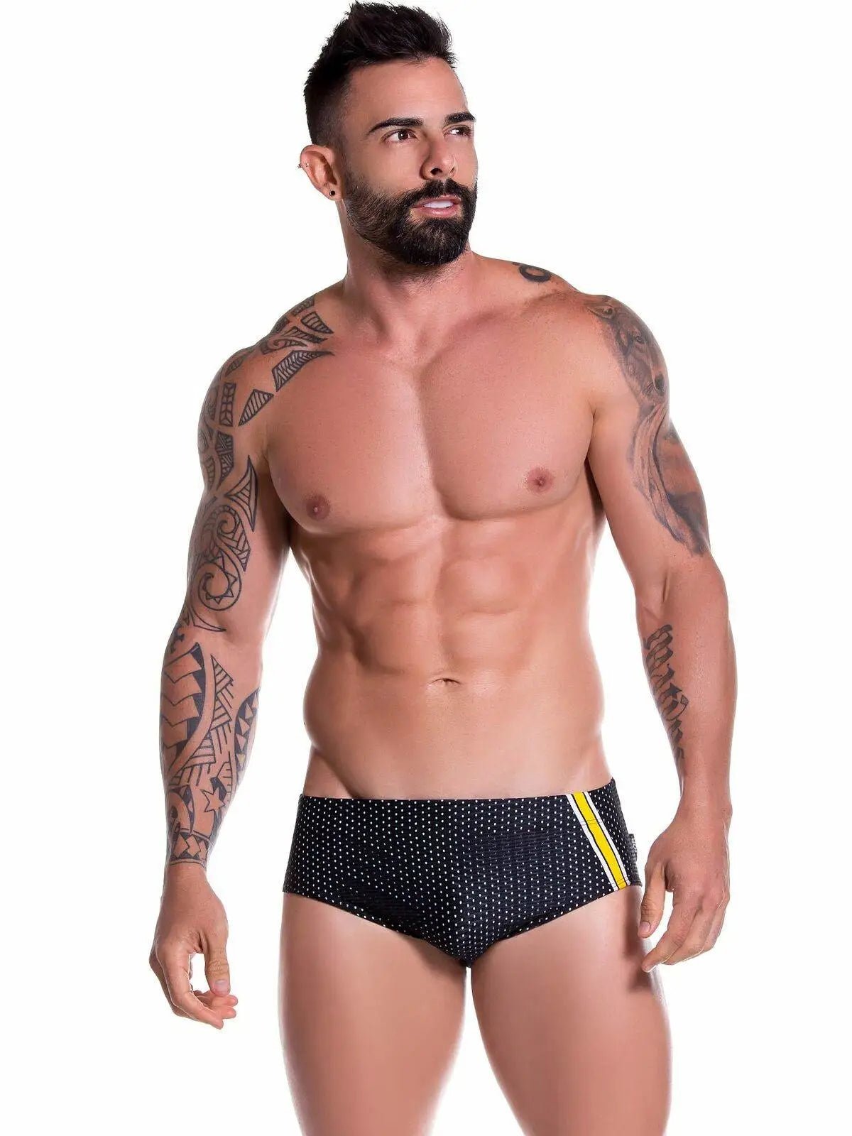 JOR 0760 SUGAR Herren - Badehose Badeslip Bademode Badetanga Surf Neonfarben - noodosz