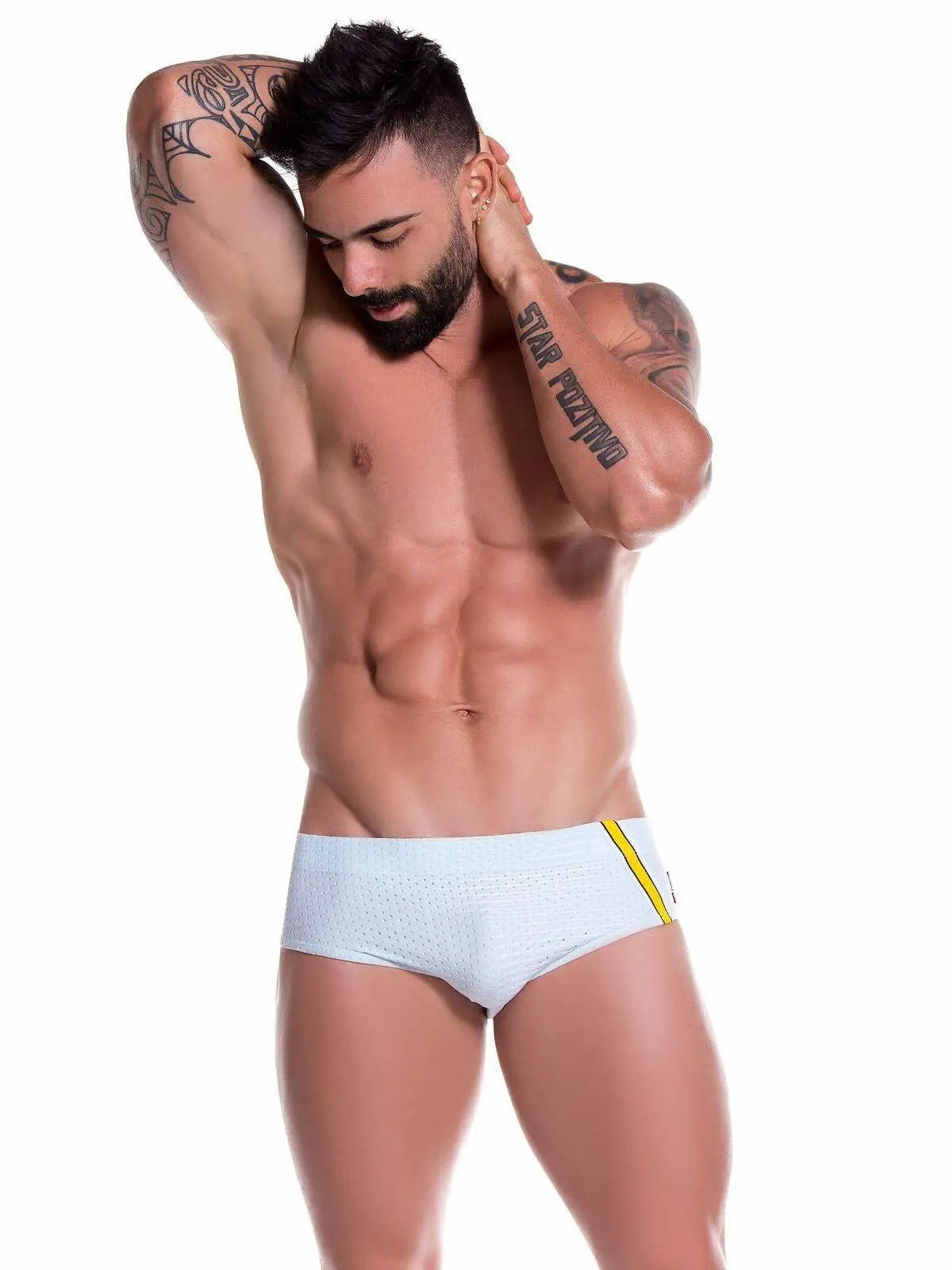 JOR 0760 SUGAR Herren - Badehose Badeslip Bademode Badetanga Surf Neonfarben - noodosz