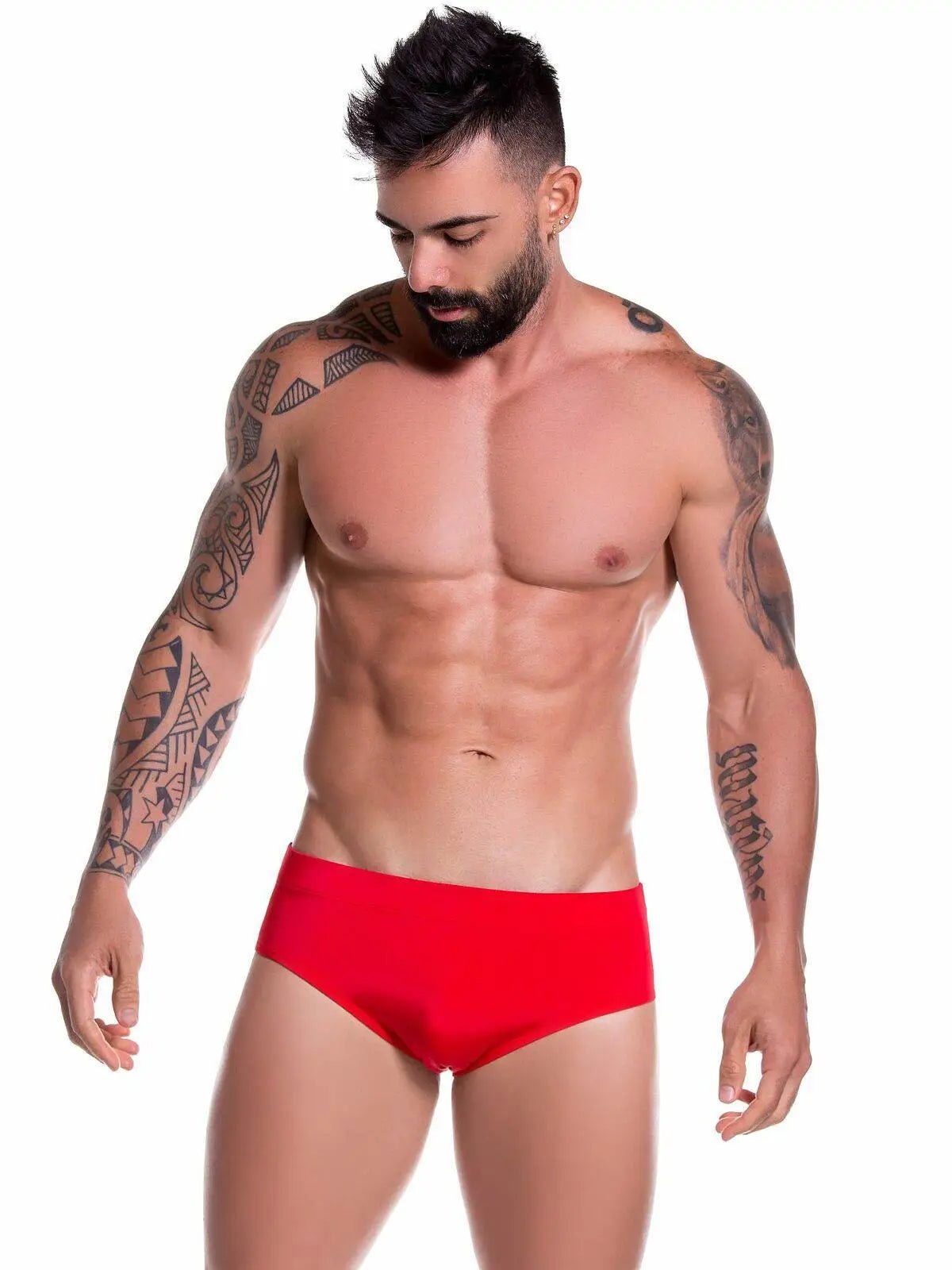 JOR 0762 SUNGA Herren - Badehose Badeslip Bademode Badetanga Surf Neonfarben - noodosz