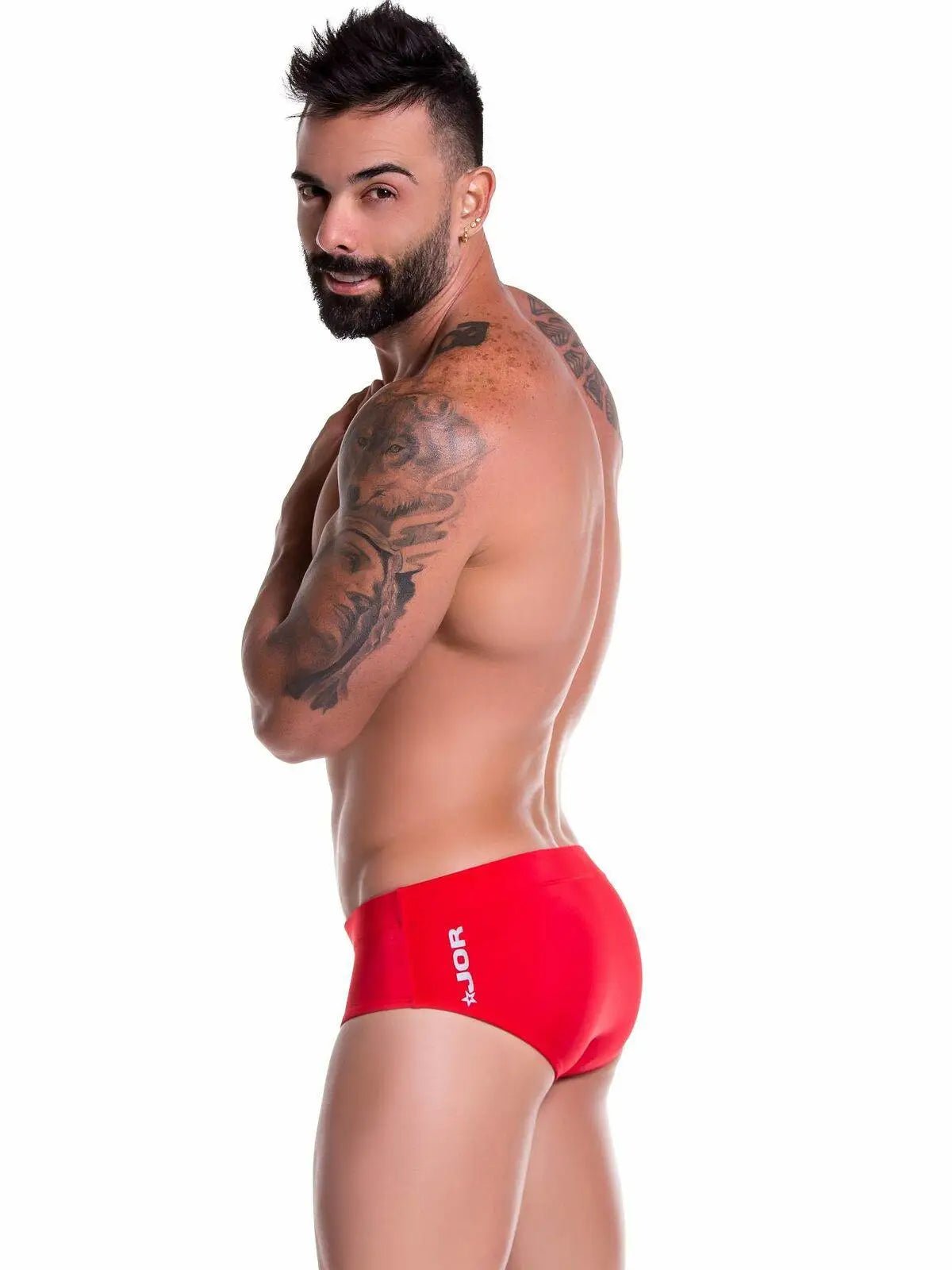 JOR 0762 SUNGA Herren - Badehose Badeslip Bademode Badetanga Surf Neonfarben - noodosz