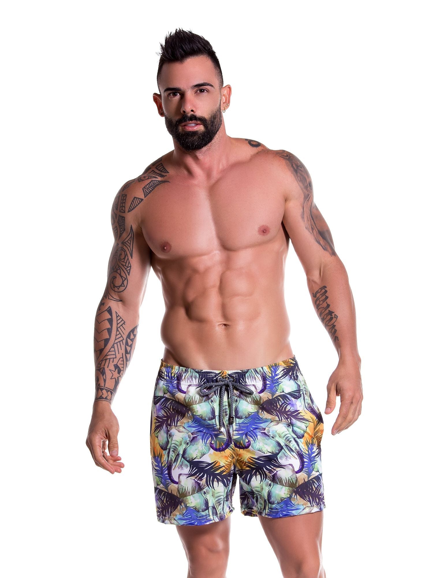 JOR 0778 CONGO Badeshorts, Boardshorts bedruckt - noodosz - Jor - Kleidung & Accessoires:Herrenmode:Bademode