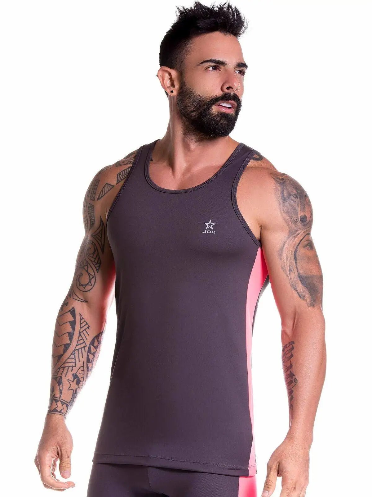 JOR 0789 Tank Top Muscleshirt Stringer Fitness Laufen Tights - noodosz