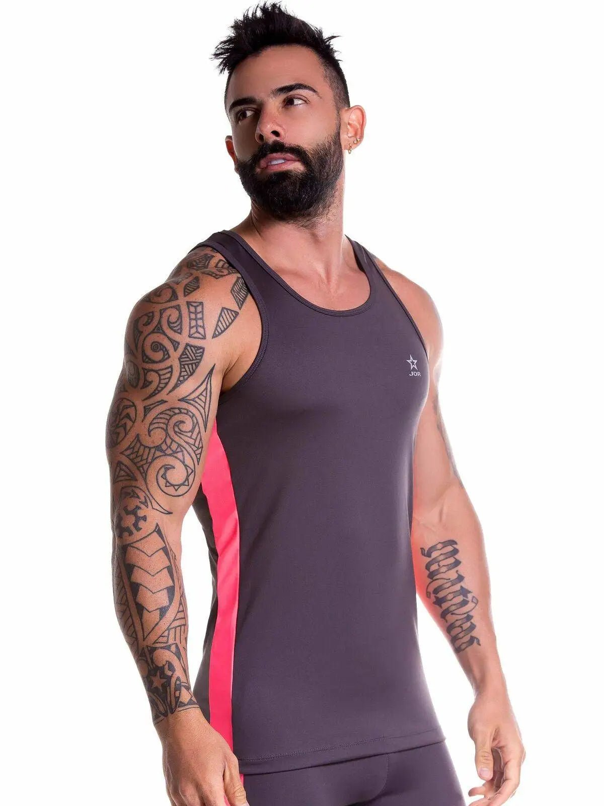 JOR 0789 Tank Top Muscleshirt Stringer Fitness Laufen Tights - noodosz