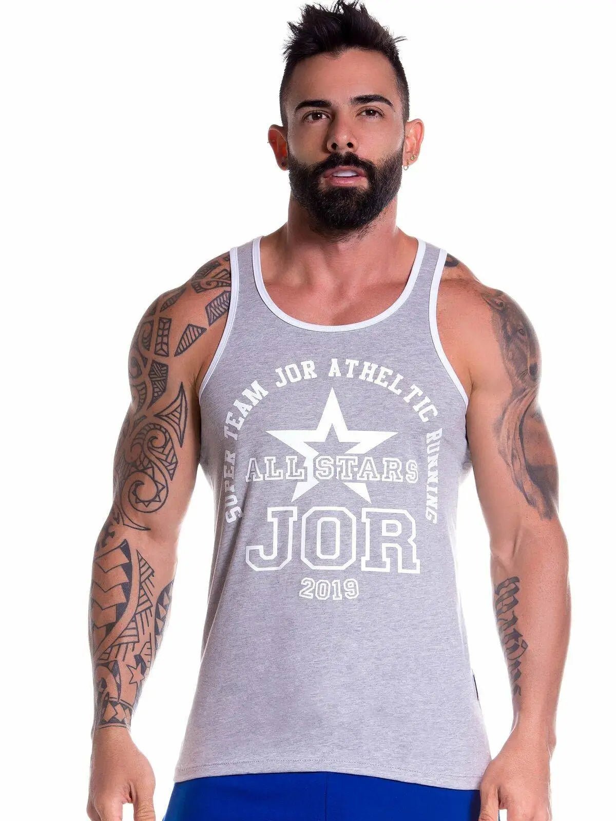 JOR 0793 BOSTON Herren Stringer Fitness Tank Top Muscleshirt Gym Trainingsshirt - noodosz