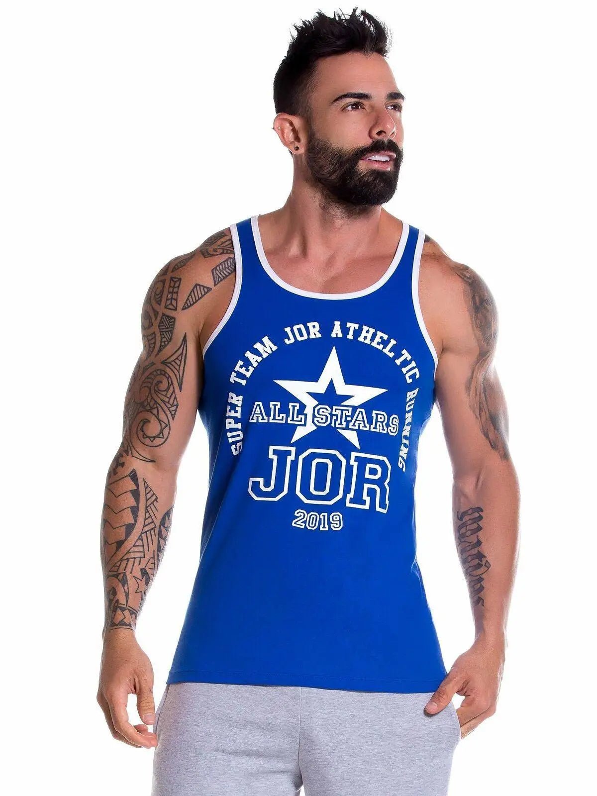 JOR 0793 BOSTON Herren Stringer Fitness Tank Top Muscleshirt Gym Trainingsshirt - noodosz