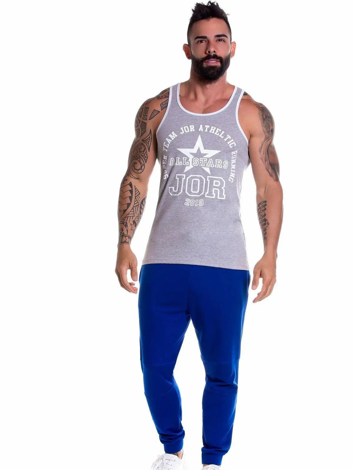 JOR 0793 BOSTON Herren Stringer Fitness Tank Top Muscleshirt Gym Trainingsshirt - noodosz