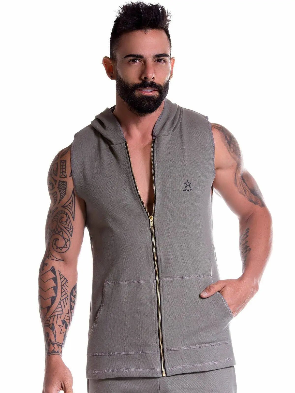 JOR 0796 Hoodie Herren Sweatshirt Kapuzenpulli Sweatshirt mit Kapuze Fitness - noodosz