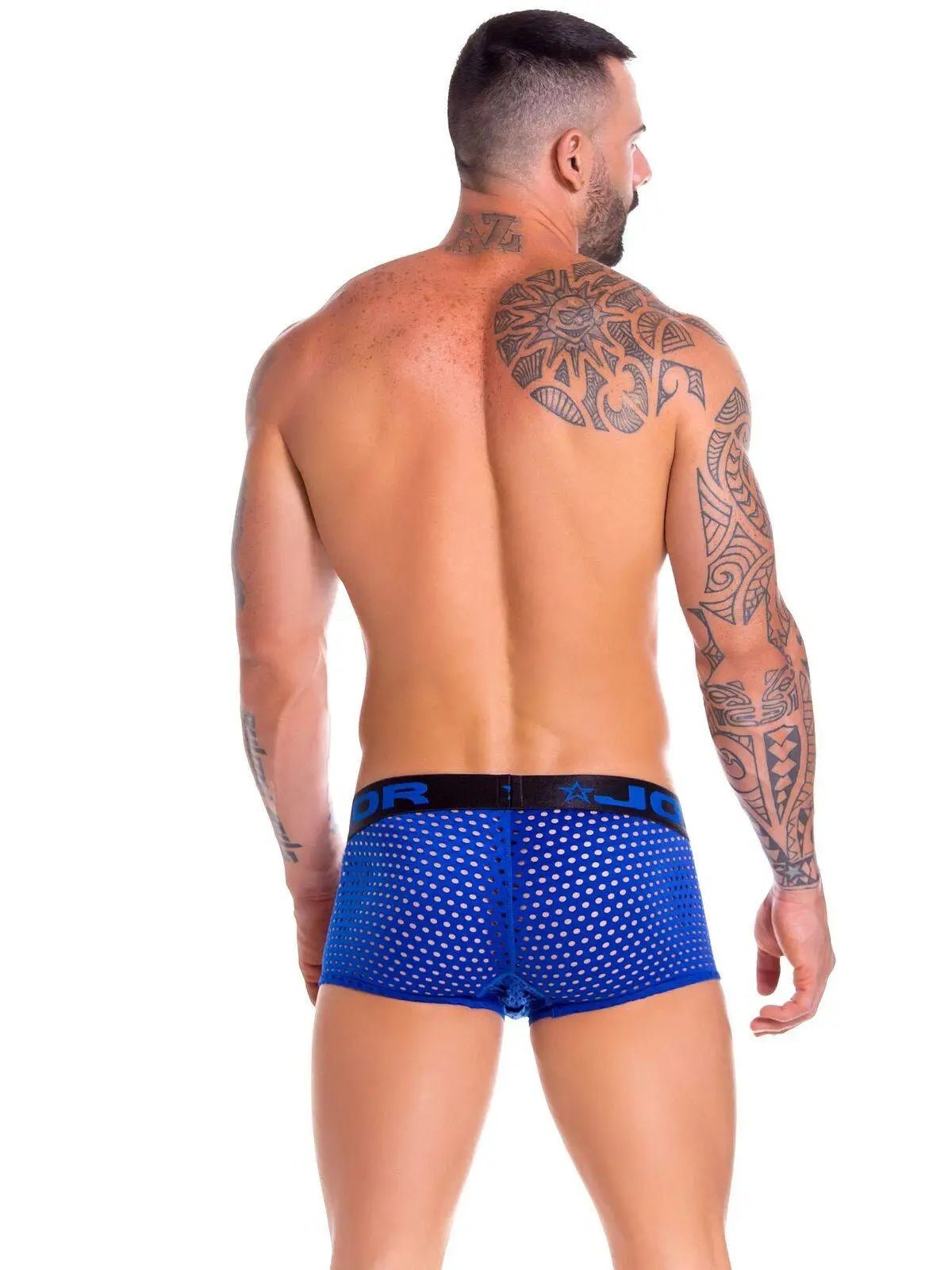 JOR 0822 STEREO Herren Boxer Boxershorts Unterhose Pantie Trunk Retroboxer Mesh Netz - noodosz