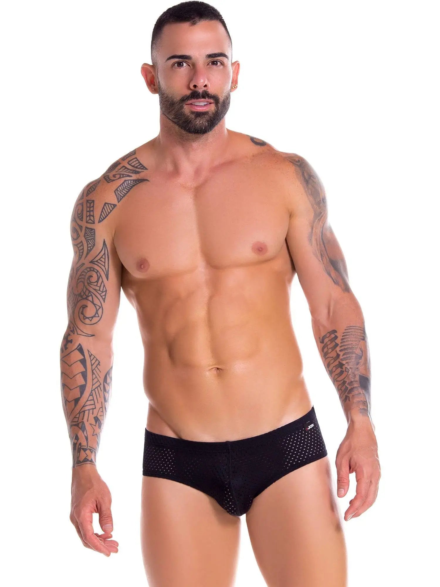 JOR 0833 GIPSY transparenter Herren Unterhose Slip Brief Hipster Mesh Netz - noodosz