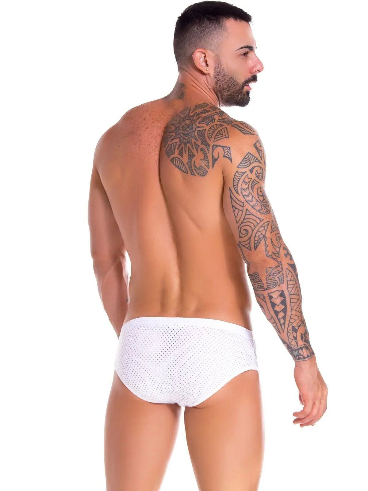 JOR 0833 GIPSY transparenter Herren Unterhose Slip Brief Hipster Mesh Netz - noodosz