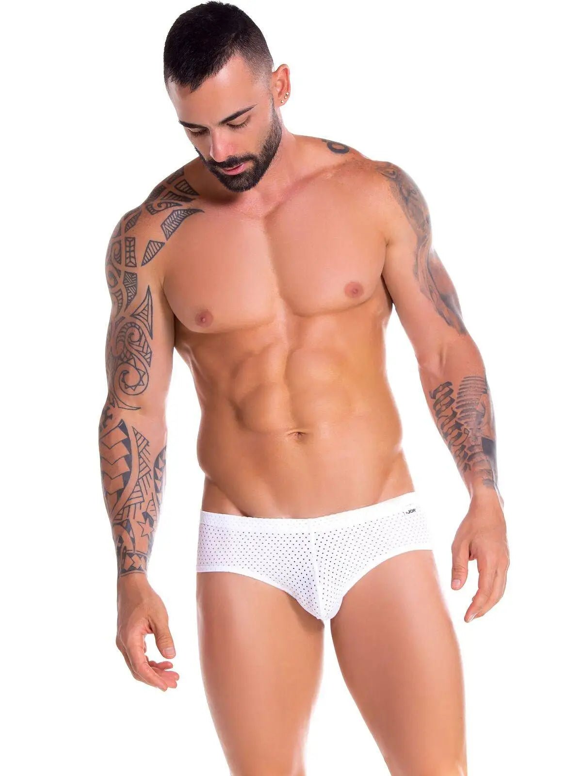 JOR 0833 GIPSY transparenter Herren Unterhose Slip Brief Hipster Mesh Netz - noodosz