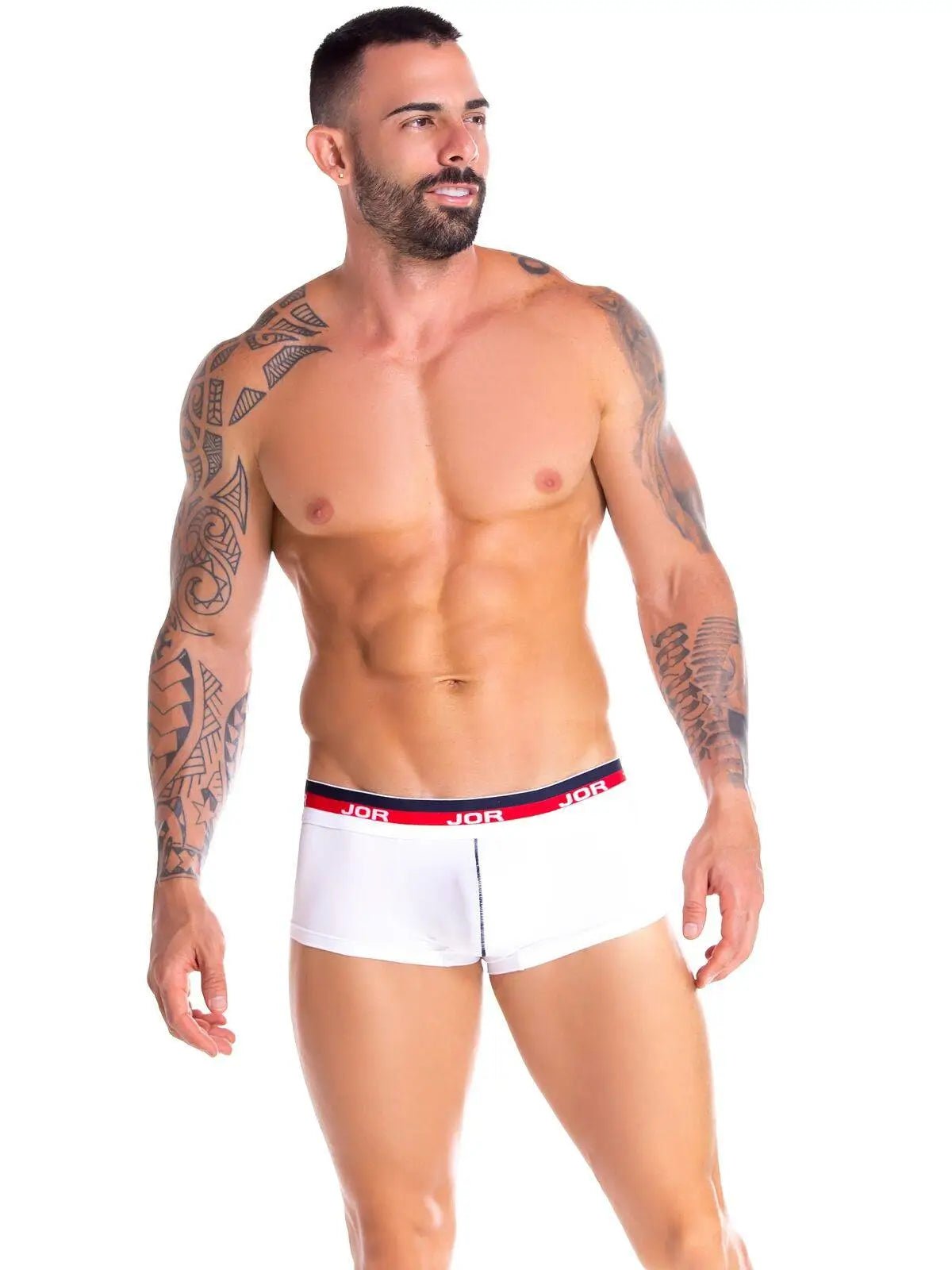 JOR 0881 Herren bedruckte - Boxershorts Boxer mit Motiv Matrosen Streifen - noodosz