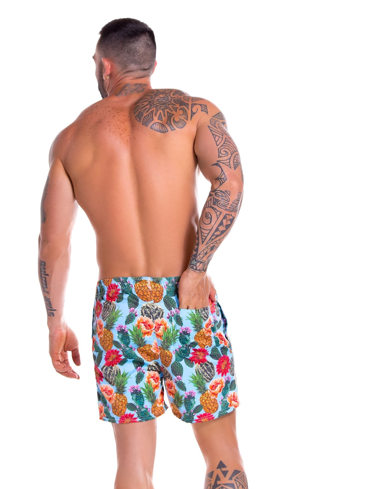 JOR 0907 CACTUS Badeshorts, Boardshorts bedruckt - noodosz - Jor - Kleidung & Accessoires:Herrenmode:Bademode