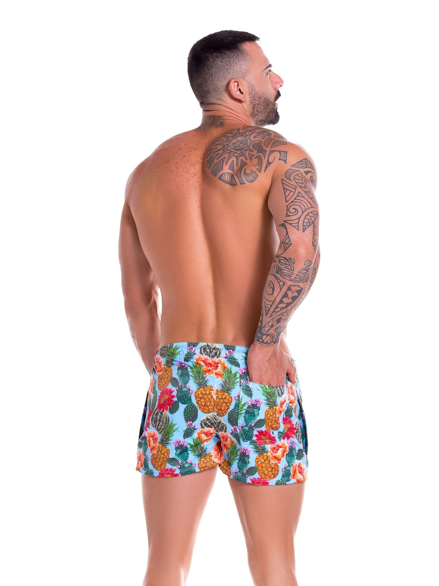 JOR 0908 CACTUS Herren Badeshorts, Surfershorts bedruckt - noodosz - Jor - Kleidung & Accessoires:Herren:Herrenmode:Bademode