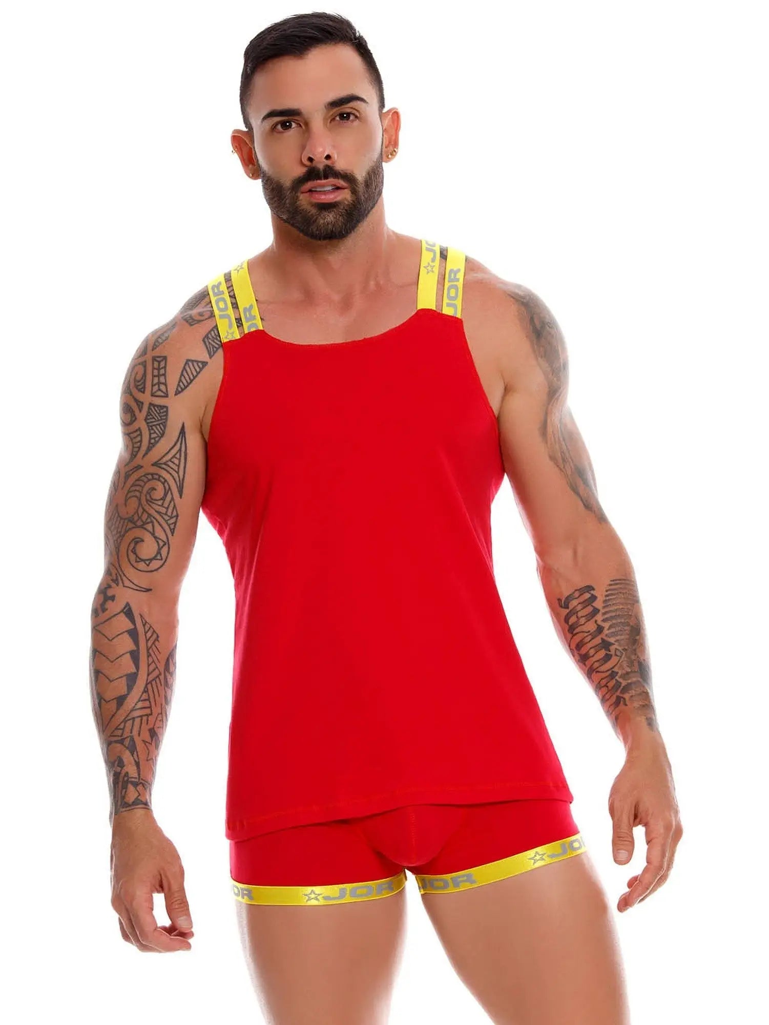 JOR 0943 POWERT Herren Tank Top Muscleshirt Muskelshirt Training Shirt - noodosz