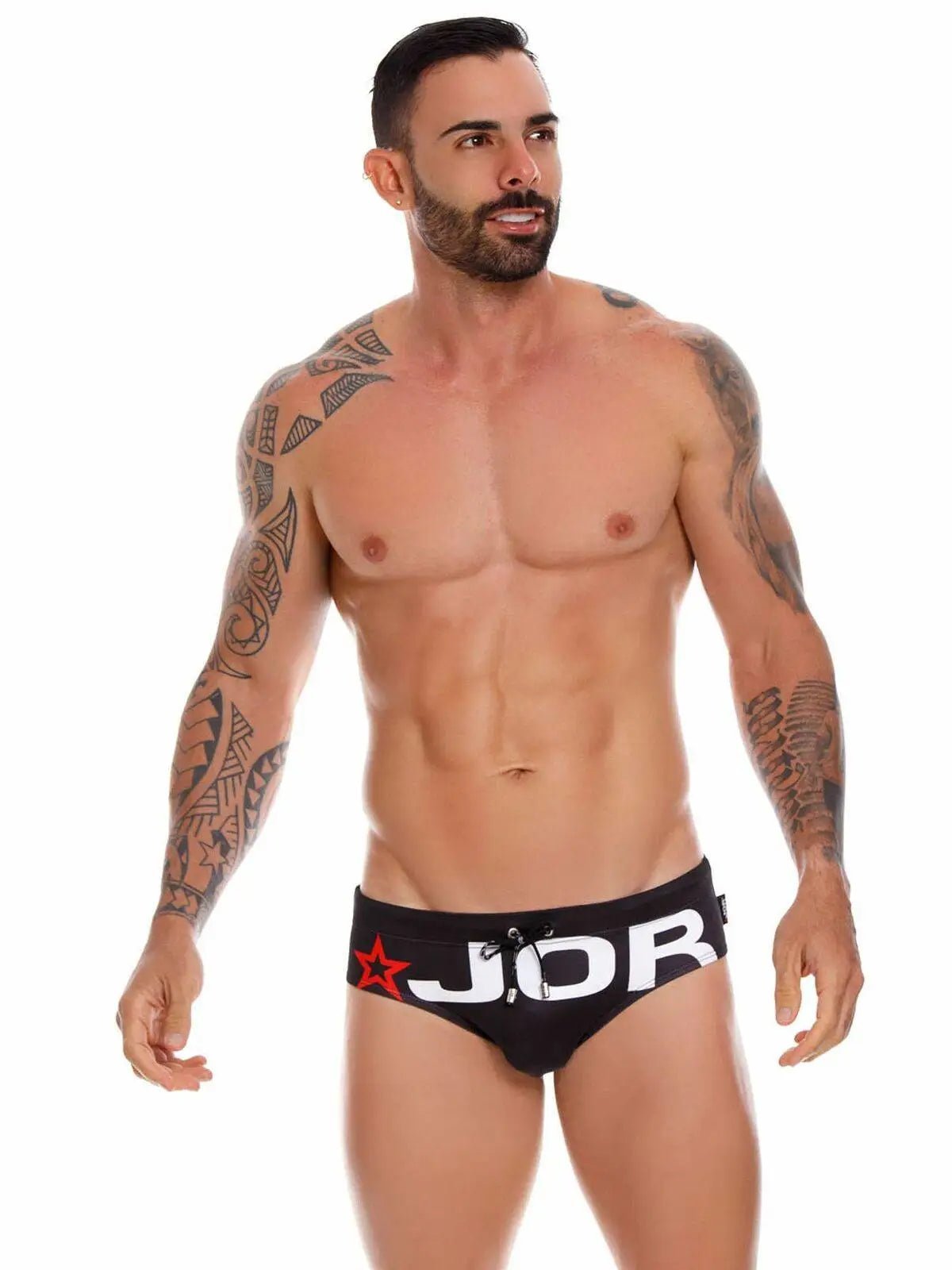 JOR 1018 LOGO Badehose Badeslip Swimwear WOW! Logo - noodosz