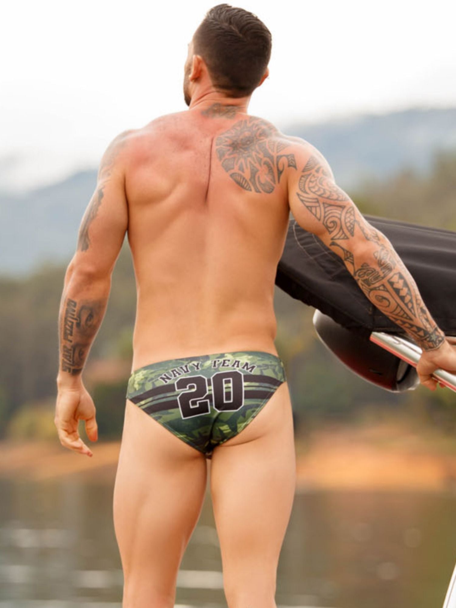 JOR 1028 SHARK Badeslip, bedruckt mit Motiv - Jor - Shop Deutschland Noodosz