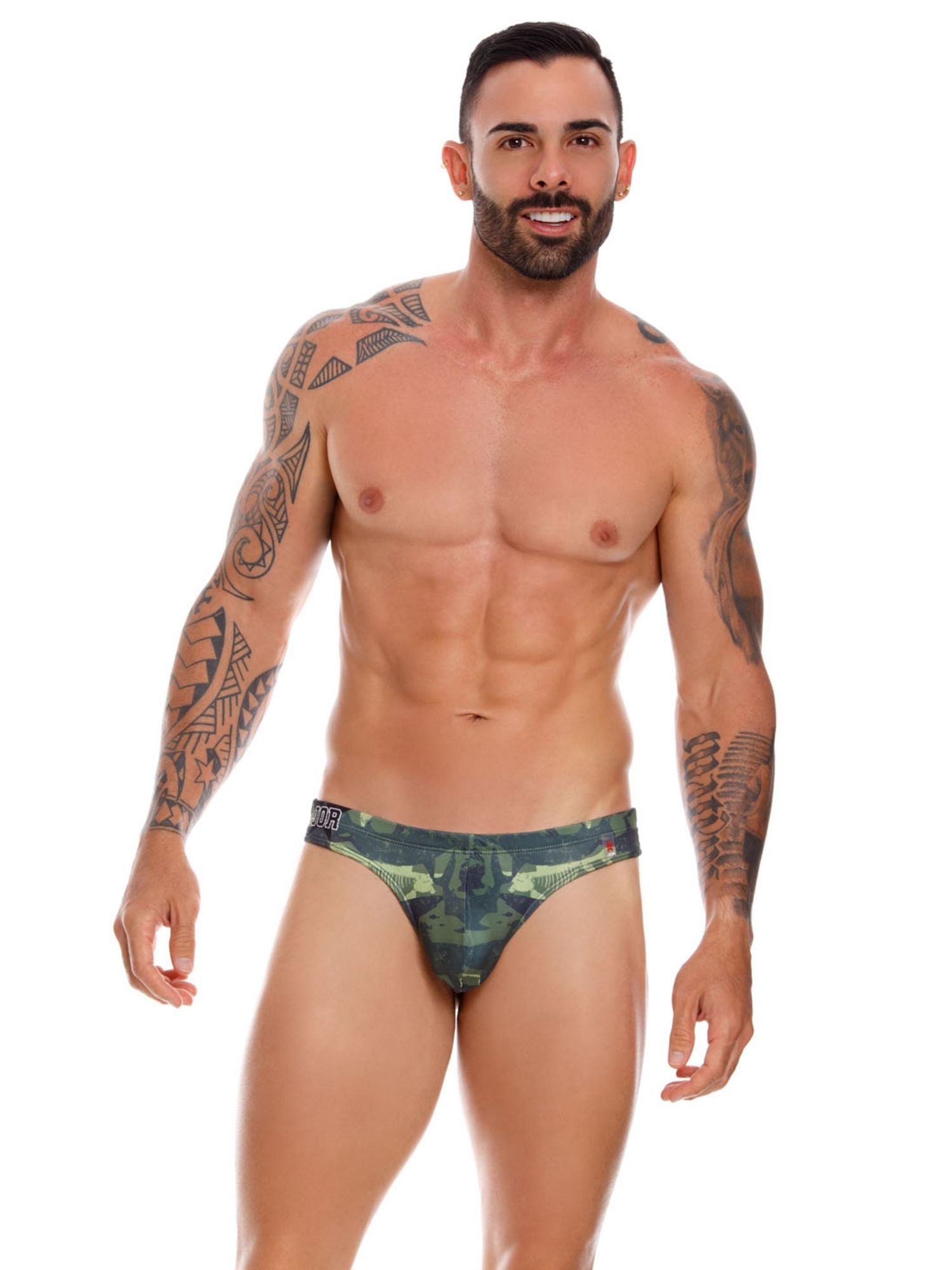 JOR 1029 SHARK Badeslip, Badestring Army Look - noodosz - Jor - Kleidung & Accessoires:Herren:Herrenmode:Bademode