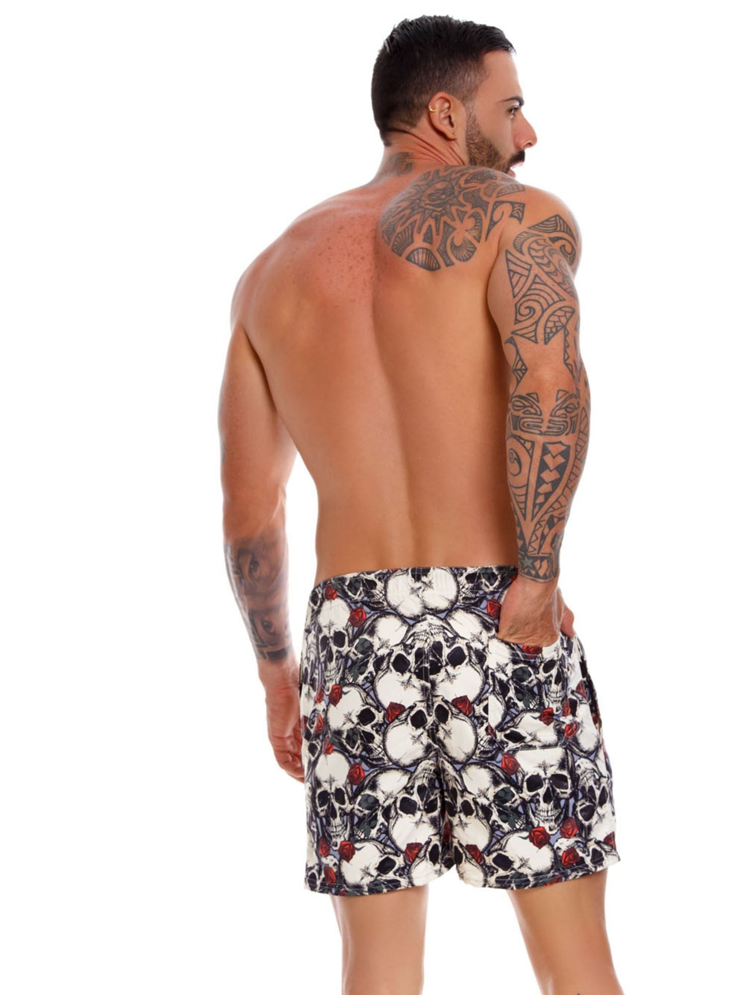 JOR 1039 WASABI Badeshorts, Boardshorts bedruckt - noodosz - Jor - Kleidung & Accessoires:Herrenmode:Bademode