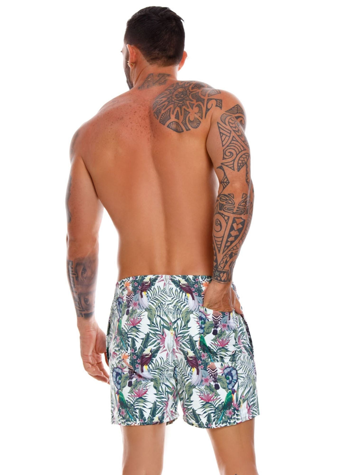 JOR 1041 FOREST Badeshorts, Boardshorts bedruckt - noodosz - Jor - Kleidung & Accessoires:Herrenmode:Bademode