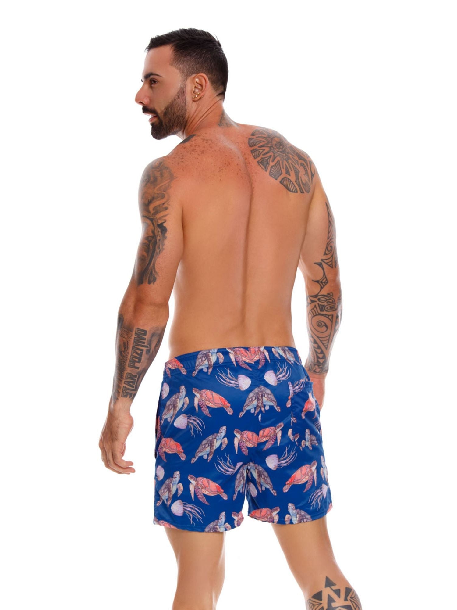 JOR 1043 TURTLE Badeshorts, Boardshorts bedruckt - noodosz - Jor - Kleidung & Accessoires:Herrenmode:Bademode